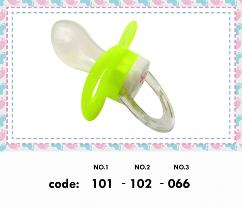 Orthodontic silicone pacifier